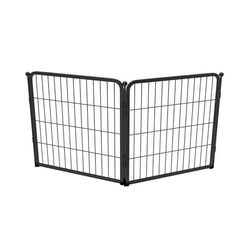 Homeplus Indoor Dog Playpen (Black / 24"H)