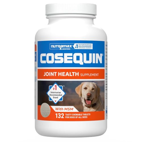 Nutramax Cosequin Joint Supplement for Dogs (132 count / MSM)