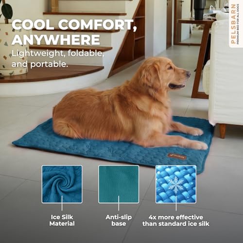 Dog Cooling Mat (Deep Blue / X-Large)