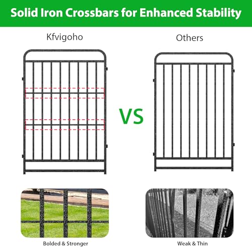 Heavy Duty Dog Playpen 12 Steel Panels 47" Height (27"W x 47"H)