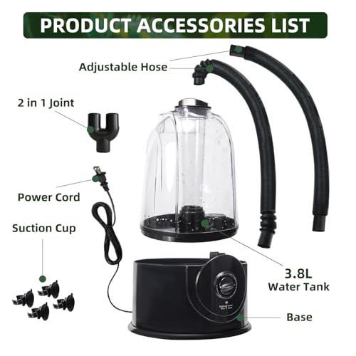 3.8L Reptile Fogger Mister (3.8L/1GAL-Dual-UP)