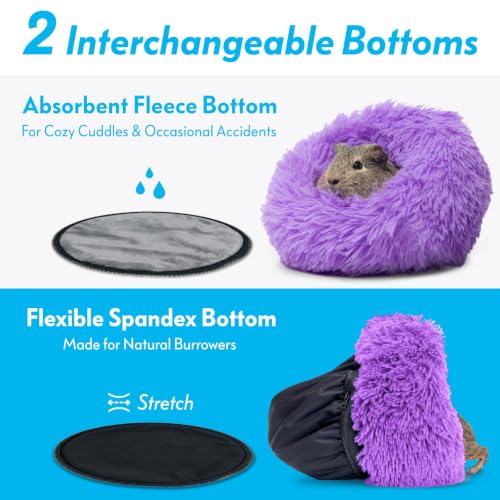 Furr O Burrowing Pet Bed Enrichment (Purple)