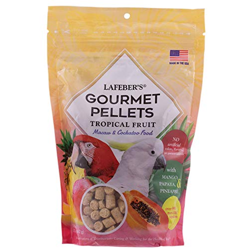 Tropical Fruit Gourmet Pellets for Macaws and Cockatoos (1.25 Pound (Pack of 1))