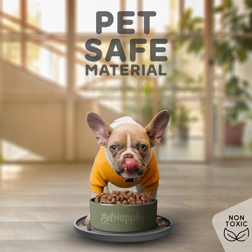 Dog Food Mat Round 10" (10" Round / Gray)