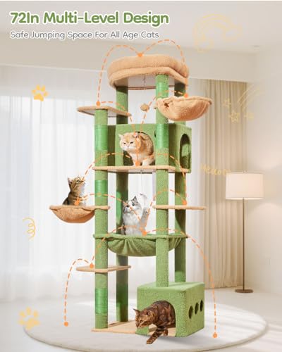 72 in Cat Tree (Cactus)
