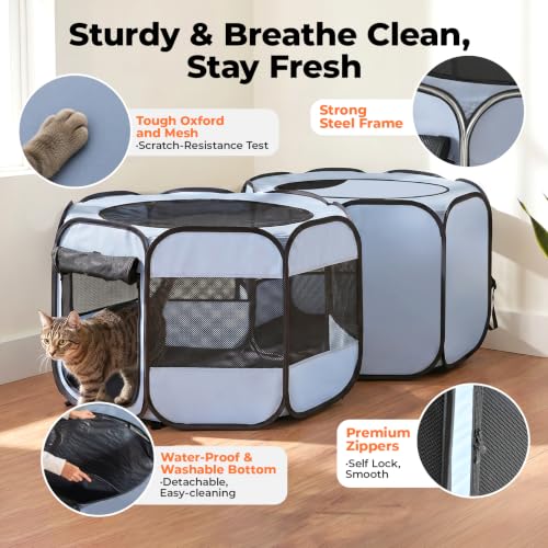 Portable 2 in (Gray / 71"L x 34"W x 24.1"H)