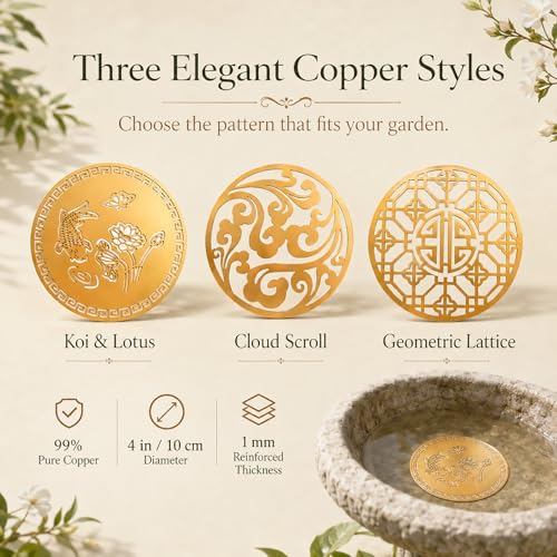 Copper Disc for Bird Bath (B)