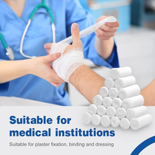 50 Pack Gauze Rolls Bandages (50p / 3IN)