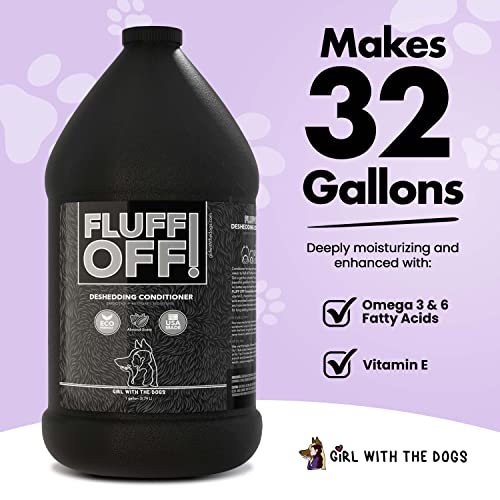 Fluff Off! by Girl With The Dogs Deshedding Dog & Cat Conditioner