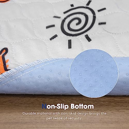 Washable Pee Pads for Dogs (Gray / 48X48 (2 Packs))