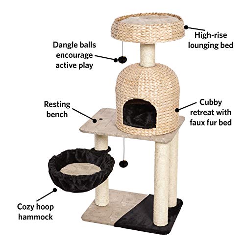 Cat Tree Reid Cat Furniture (Reid Woven Rattan/Script)
