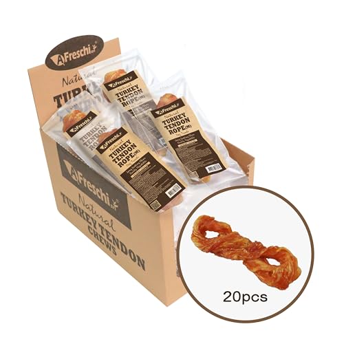 All Natural Turkey Tendon for Dogs (20 Count (Pack of 1))