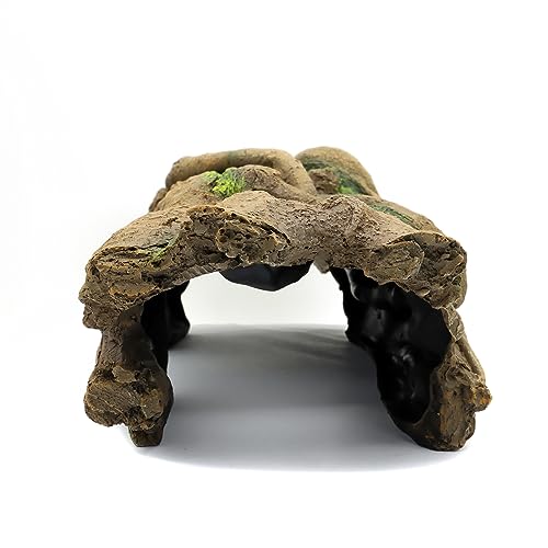 Aquarium Resin Bark Terrarium Decor Lizard