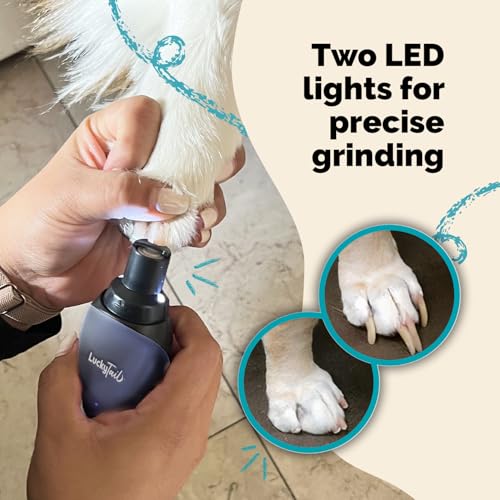 LuckyTail Dog Nail Grinder (Dark Blue)