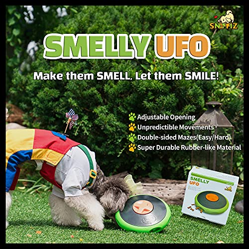 SmellyUFO Durable Interactive Treat Dispensing Puzzle