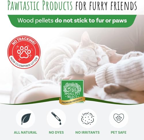 Pine Pellet Bedding for Rabbits & Guinea Pigs (20 Pound (Pack of 1))