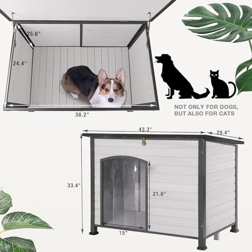 Dog House Outdoor Dog House for Small Medium Large Dogs
