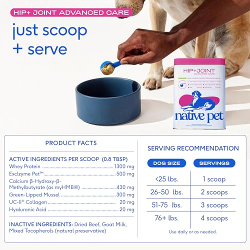 Omega 3 Fish Oil for Dogs 16Oz & Advanced Care Hip & Joint Supplement for Dogs 12.7Oz Powder for Mobility & Movement (16 Fl Oz)