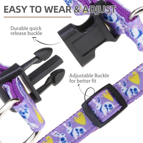 No Pull Dog Harness Medium Sized Step (Bright Purple(Rabbit) / Medium)