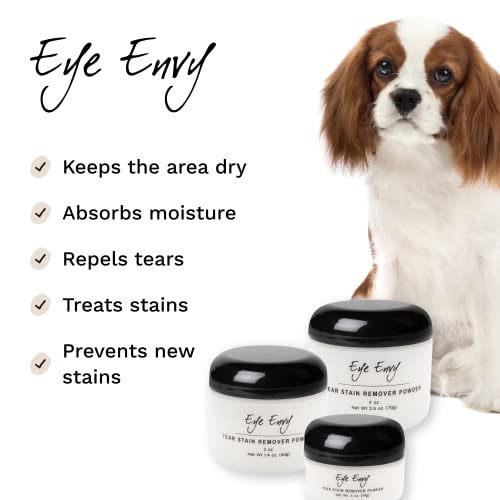 Tear Stain Remover Powder for Dogs and Cats. Natural (Medium 1.4 oz)