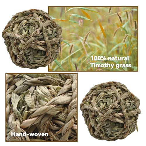 Rabbit Timothy Grass Ball 6 Pcs