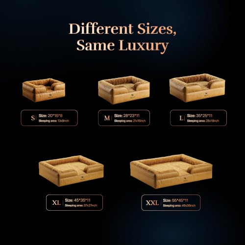 Large Dog Bed (Camel - LE / X-Large)