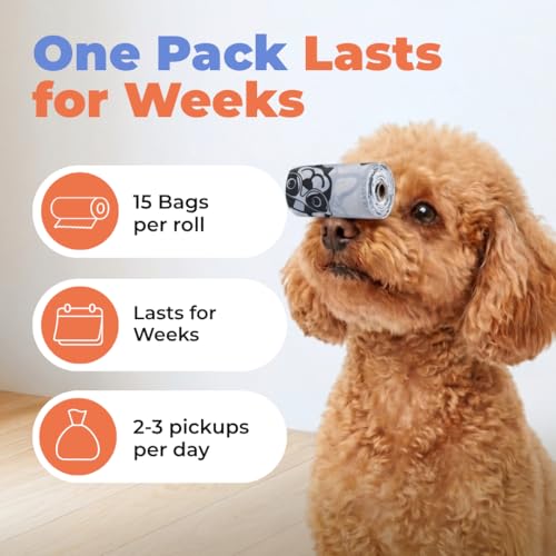 Poop Bags for Dogs (White / 240 Bags)