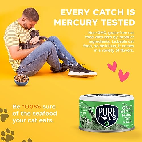 Wet Cat Food Canned Mackerel Cutlets in Gravy