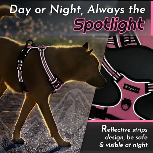 Dog Harness for Large Dogs (X-large / Pink)