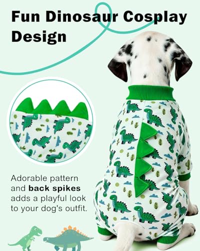 Dinosaur Costume Dog Pajamas (X-Large / Dinos#11)