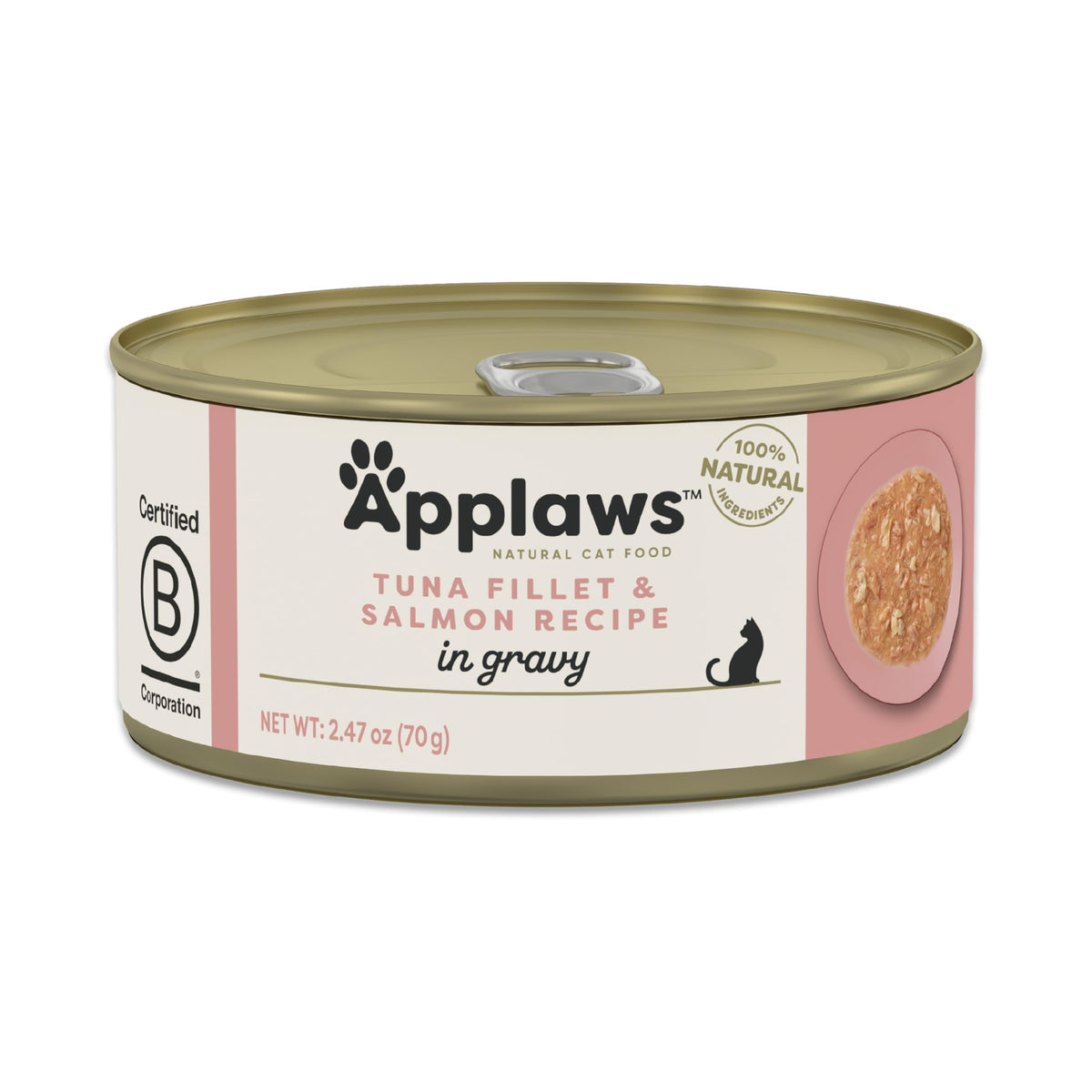 Tuna & Salmon in Gravy Wet Cat Food 24 (2.47 Ounce (Pack of 24))