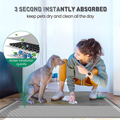 Odor Control Super Absorbency Charcoal Puppy Pads (Charcoal - 30"x36")