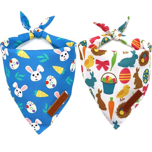 Easter Dog Bandanas 2 Pack (Easter 2 / X-Large)