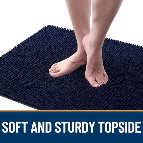 Dog Door Mat for Muddy Paws 70x32 (Navy Blue / 70" X 32")