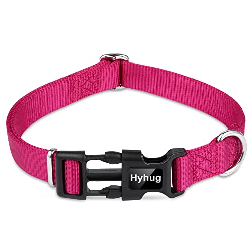 Pink Puppy Collar (Small / Rose Red)