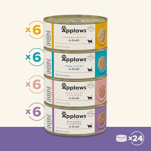 Fish & Chicken Variety in Broth Wet Cat Food 24 (2.47 Ounce (Pack of 24))