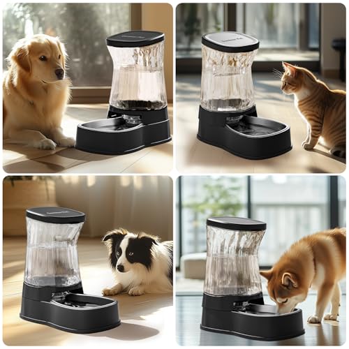 Automatic Dog Water Dispenser (Black / 2.1 Gallon)