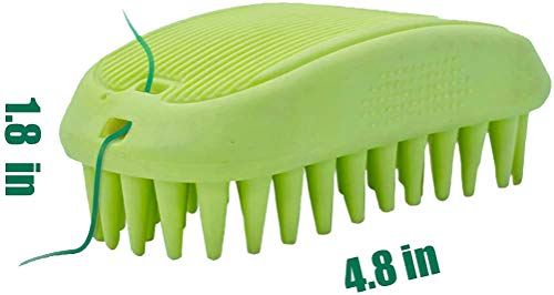 Dog Cat Pet Grooming Brush (Orange)