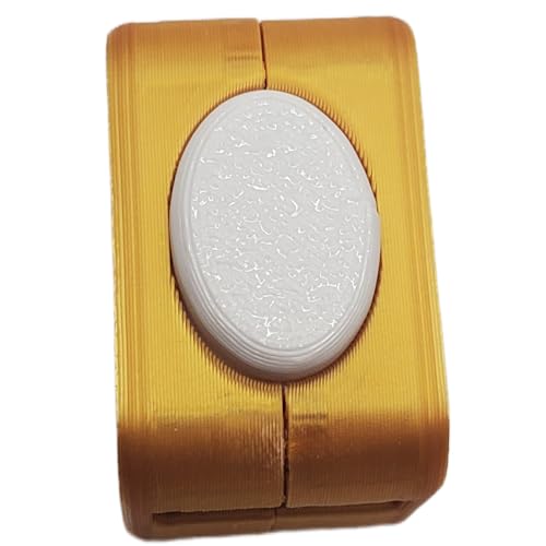 Hands Free Dog Training Clicker Ring (Metallic Gold)