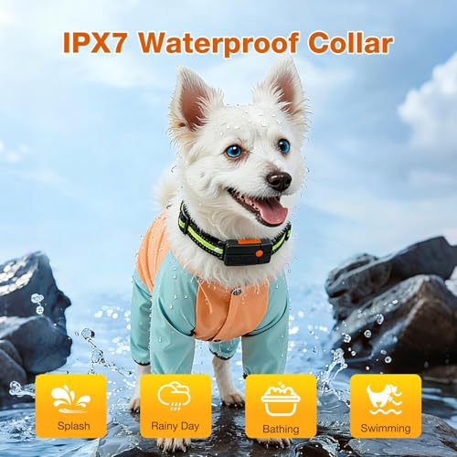 Wireless GPS Dog Fence Collar with 12