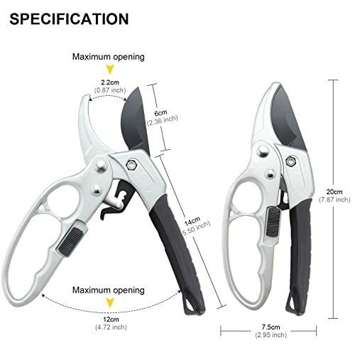 Premium Germany Pruning Shears (Black)