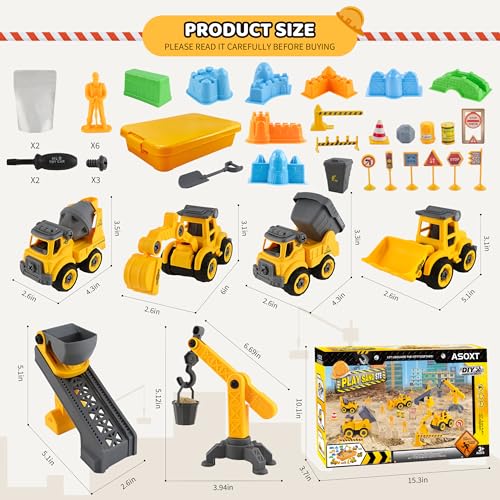 43 Piece Construction Sensory Playset