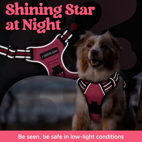Dog Harness for Large (Pink / X-Large)