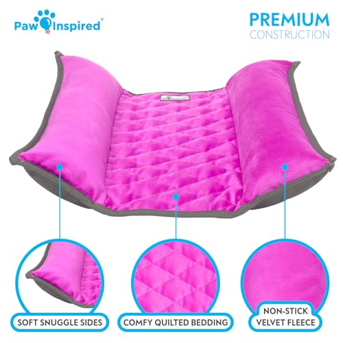 Snuggle Bunny Bolster Bed (Gray/Pink)