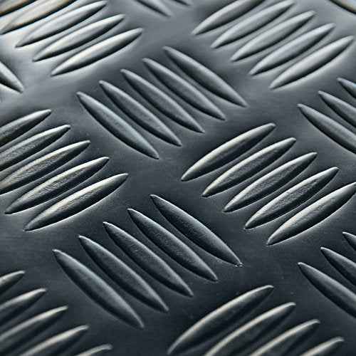 Diamond Grip Floor Mat (2mm x 4 x 10-Feet / Dark Grey)