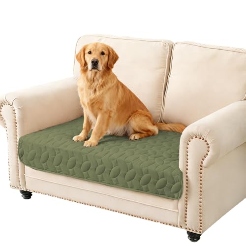 Waterproof Pet Bed Cover Anti (30x53 Inch (Pack of 1) / Green)