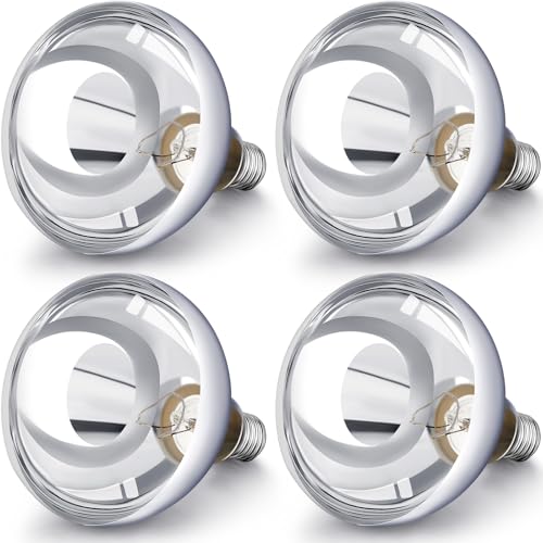 4 Pack Heat Lamp Bulbs 125 Watt (Silver)