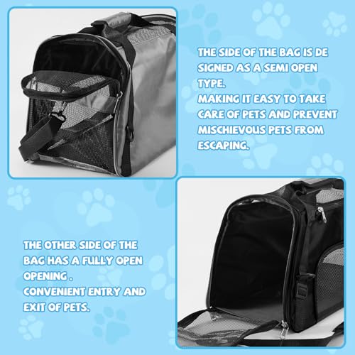 4 Pcs Cat Carrier Soft (Black, Gray, Pink, Blue)