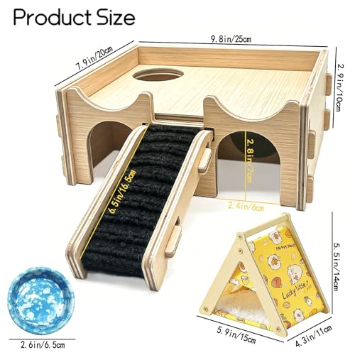 Wooden Hamster Hideout