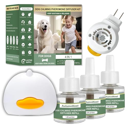 4 Pack Dog Calming Diffuser Kit (Duck Diffuser (with Light))
